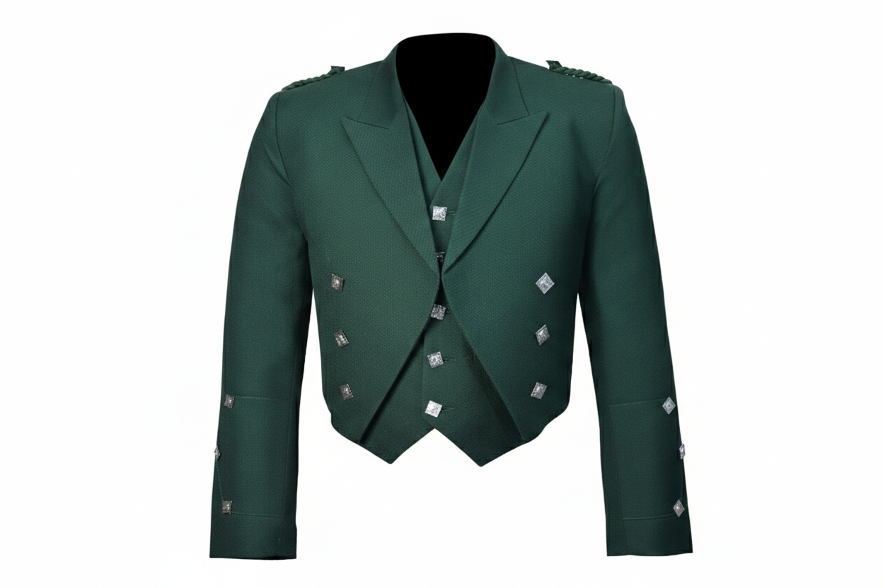 Prince Charlie Kilt Jacket – Timeless Scottish Elegance with Classic Design & Premium Quality of Our Kilt Jacket for Prestigious Formal and Scottish Costume Men for Occasions