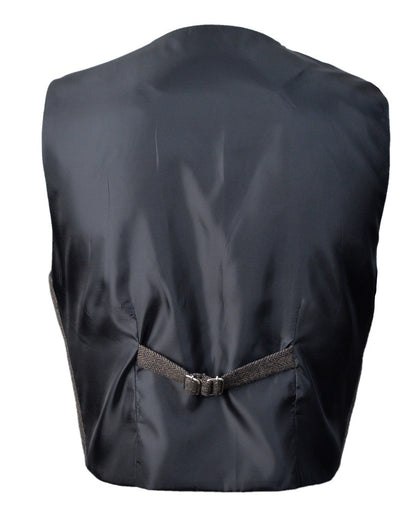 Scottish Brown Tweed Argyle Kilt Jacket With Waistcoat/Vest - Sizes 36"- 54"